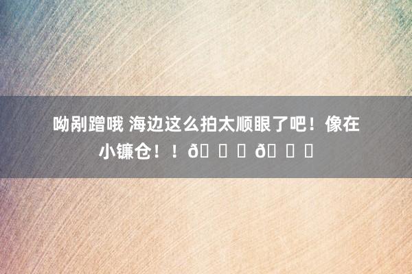 呦剐蹭哦 海边这么拍太顺眼了吧！像在小镰仓！！🚏🚏