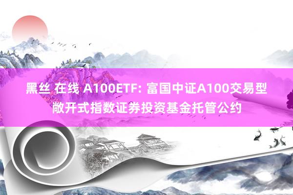 黑丝 在线 A100ETF: 富国中证A100交易型敞开式指数证券投资基金托管公约