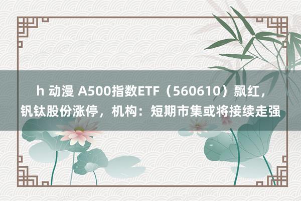 h 动漫 A500指数ETF（560610）飘红，钒钛股份涨停，机构：短期市集或将接续走强