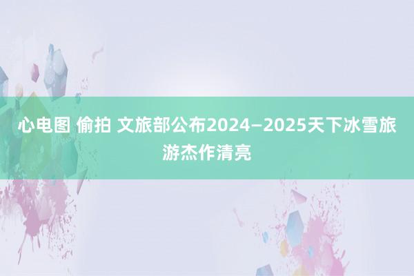 心电图 偷拍 文旅部公布2024—2025天下冰雪旅游杰作清亮