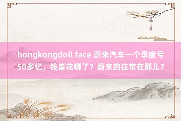 hongkongdoll face 蔚来汽车一个季度亏50多亿，钱皆花哪了？蔚来的往常在那儿？